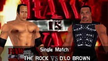 Warzone- WWF Attitude Mod Matches The Rock vs D Lo Brown