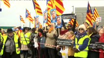 Torra acude a apoyar a Puigdemont en Estrasburgo y exige al Gobierno que 