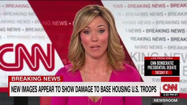 CNN :Satellite images appear to show damage from Iranian missile strikes at Iraqi base