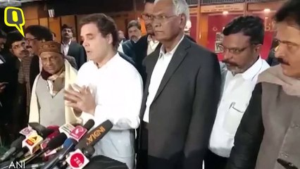 PM Does Not Have the Guts to Talk About Jobs: Rahul Post CAA Meet