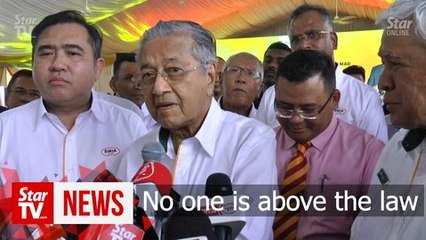 Dr M: I'd be in jail too if I broke any laws