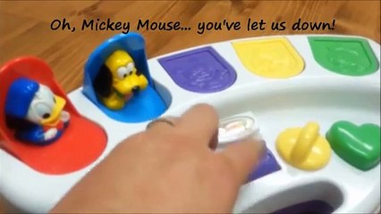Quick Snippet Review: Disney's Pop Up Pals Toy with Donald, Pluto, Mickey, Goofy and Minnie