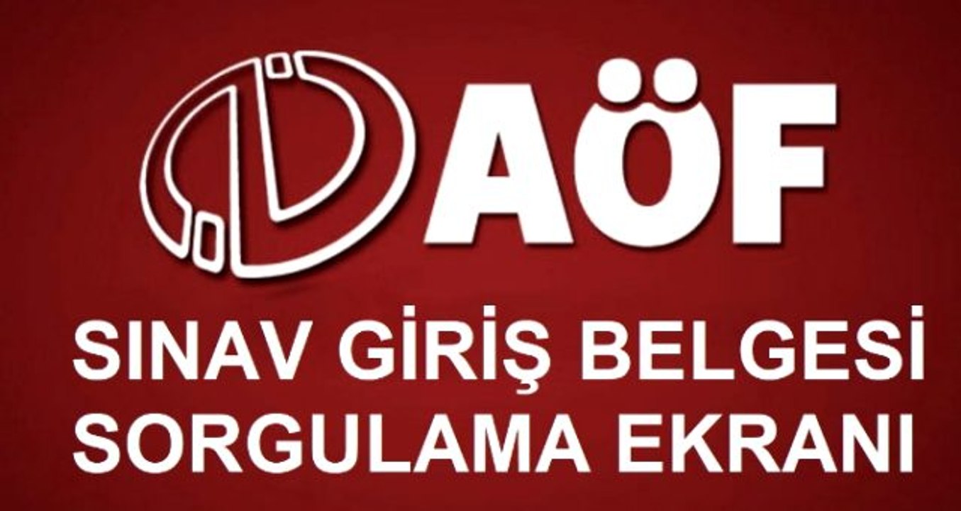 AÖF sınav giriş belgeleri açıklandı! AÖF Güz Dönem Sonu Sınav yeri sorgulama ekranı! 2020 AÖF final sınav yerleri ve sınav giriş belgeleri açıklandı!