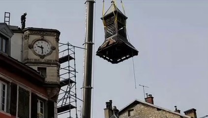 Rénovation de l'horloge de la place Saint-Léger de Chambéry