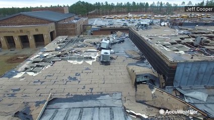 Families cleaning up after deadly storms sweep through the South