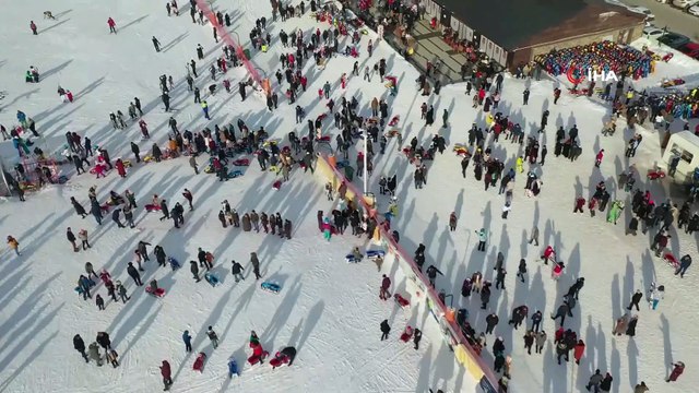 Erciyes hafta sonu 53 şehirden 90 bin ziyaretçi ağırladı