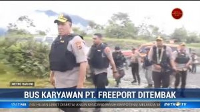 Kapolda Papua Tinjau Lokasi Penembakan Bus Karyawan Freeport