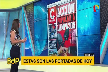 Estas son las portadas de diarios locales hoy lunes 13 de enero