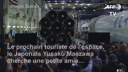 Un milliardaire japonais cherche une petite amie pour voler autour de la Lune