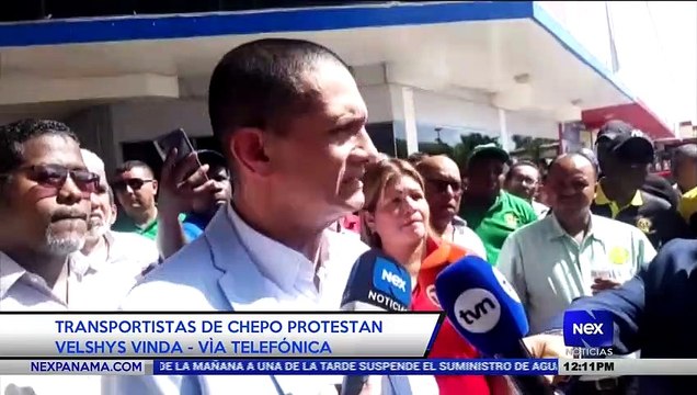 Transportistas de Chepo protestan - Nex Noticias