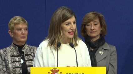 Díaz sitúa la lucha contra la precariedad como su objetivo