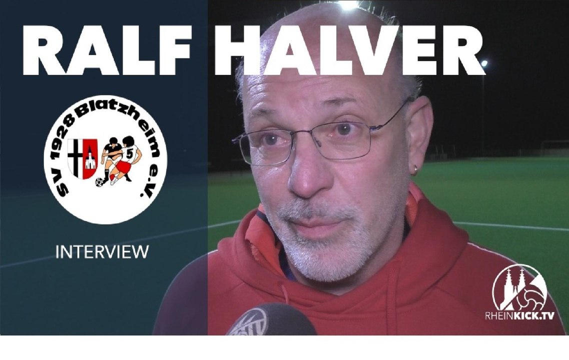 Blatzheims Co-Trainer Ralf Halver: Optimistisch in die Rückrunde