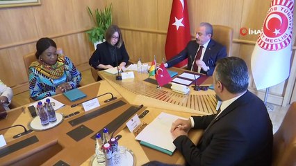 TBMM Başkanı  Şentop, Gana Dışişleri ve Bölgesel Entegrasyon Bakanı Botchwey’i kabul etti
