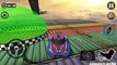 Impossible Stunt Car Tracks 3D Blue Car Driving Stunts Level