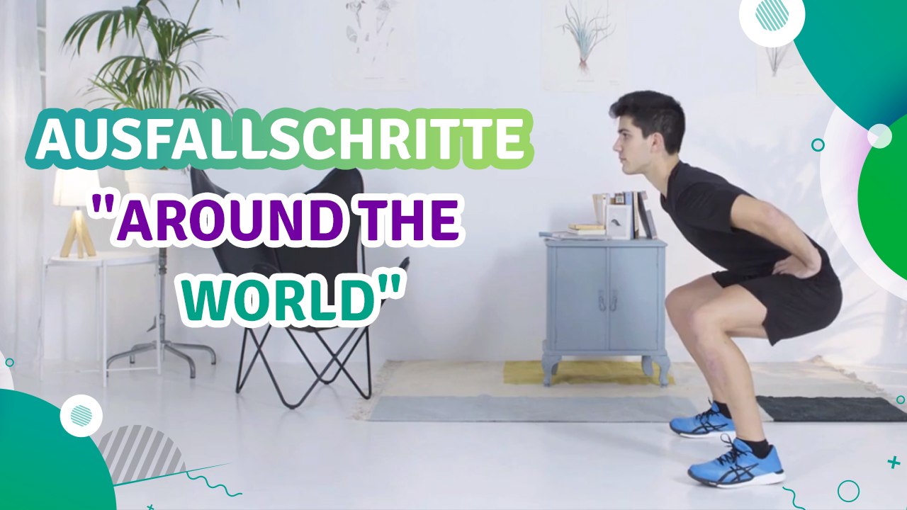 Ausfallschritte 'Around the world' -  Du Bist Fit