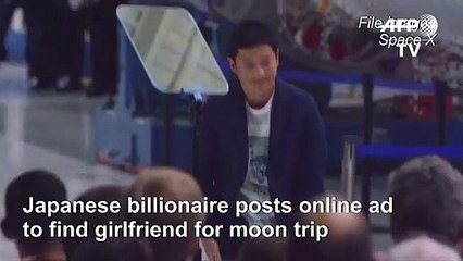 FILE : Wanted: Girlfriend to fly to the Moon with Japanese billionaire