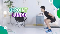 3-point lunge - Fit People