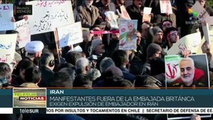 Iraníes exigen la salida del embajador inglés por rechazar al gobierno