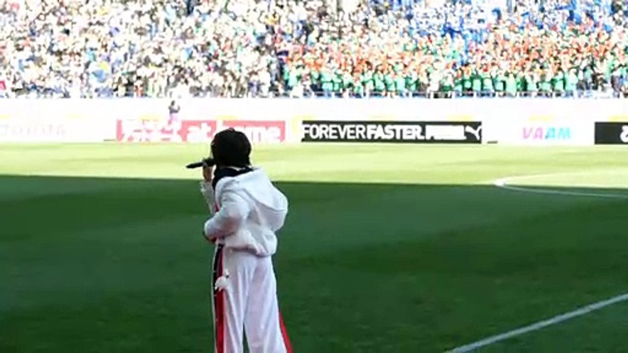 三阪咲『繋げ！』@ 第98回全国高校サッカー選手権大会 決勝 キックオフライブ in 埼玉スタジアム2002 2020/01/13