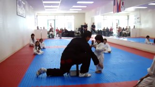 3-Year-Old Tries to Break Board in Taekwondo - Taekwondo Kid