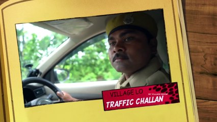 Traffic challan (ట్రాఫిక్ చలాన్) village drunk and drive part 2│my village show comedy