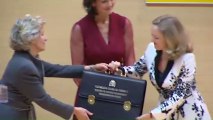 Nadia Calviño toma posesión de su cartera de ministra de Economía y Empresa