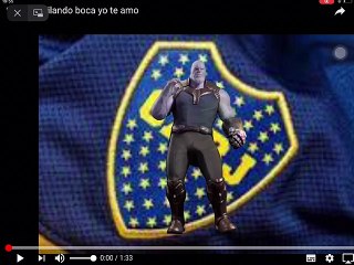 Thanos bailando él boca yo te amo