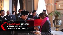 Prabowo Teken Kerja Sama Bidang Pertahanan dengan Prancis