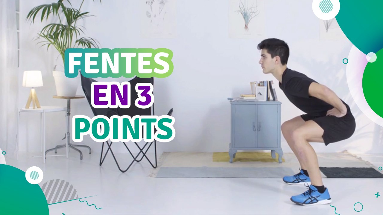 Fentes en 3 points - Santé Physique