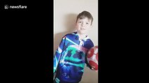 'Broken screen' prank turns into totally wholesome moment as crying boy comforted by Irish dad