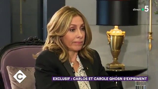 Regardez Carole et Carlos Ghosn qui parlent en exclusivité ce soir dans C à vous sur France 5 : C’est humiliant ce qu’ils ont fait, et injuste !