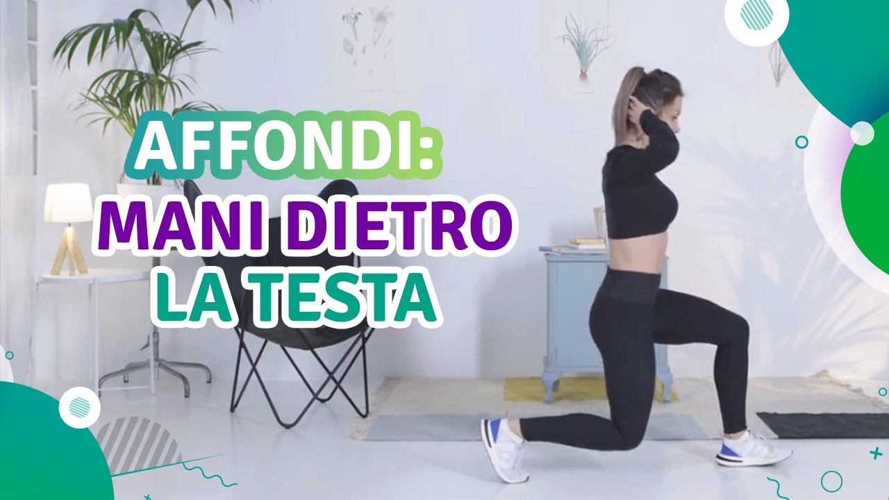 Affondi mani dietro la testa - Siamo Sportivi