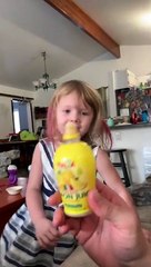 Little Girl Tries Lemon Juice