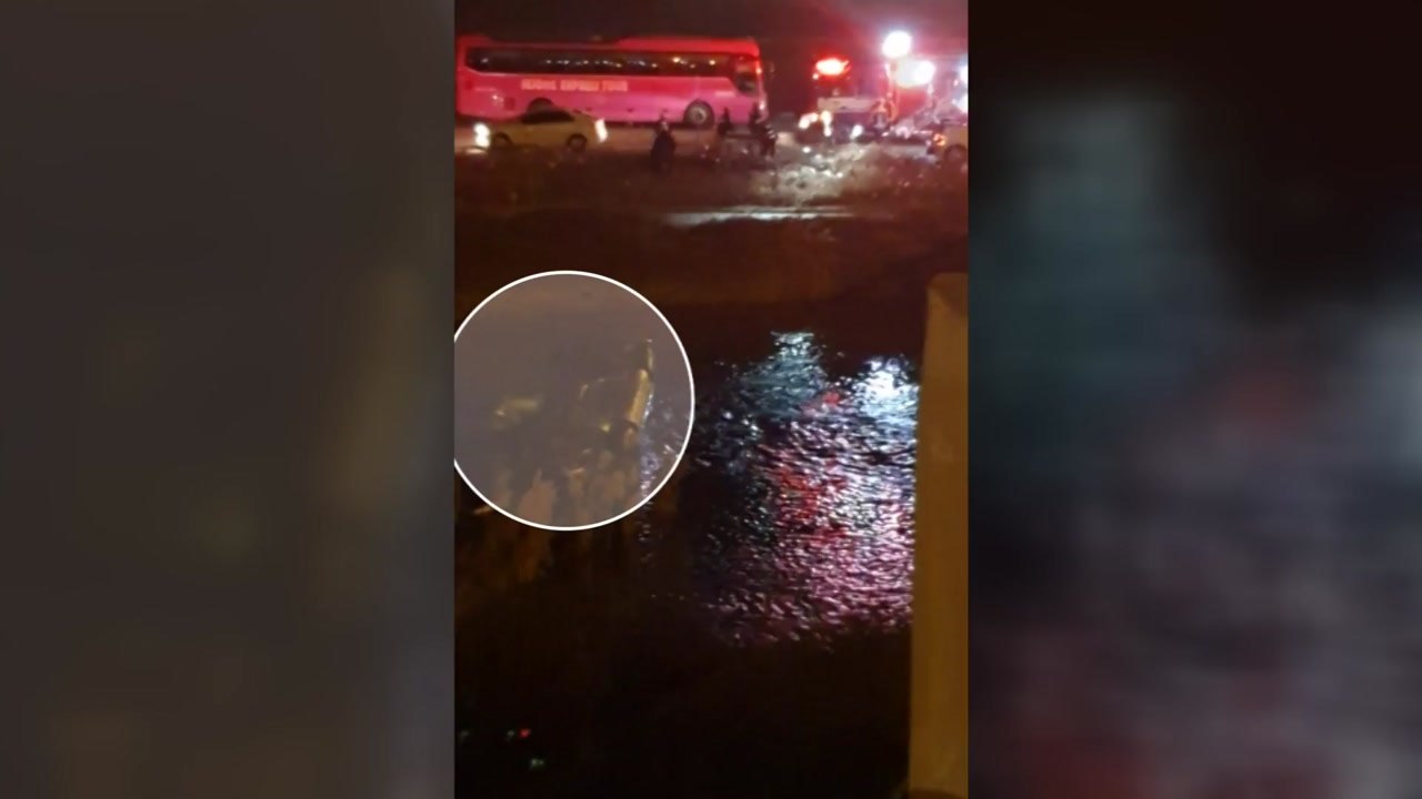 음주 운전 차량, 다리 아래로 추락...화재도 잇따라 / YTN