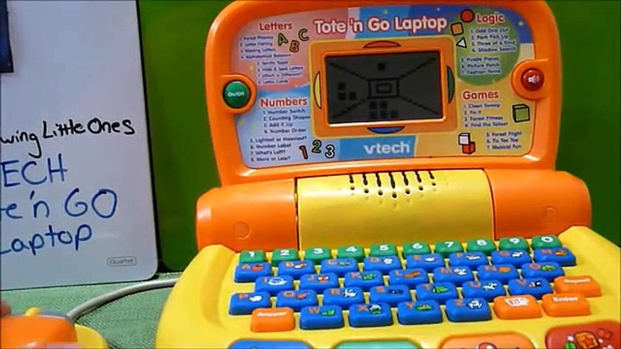 Vtech Tote 'n Go Laptop & Mouse Educational Computer Learning Game Ages 3-6  Pink