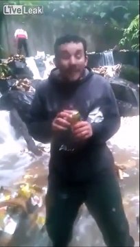 Quand une rivière se transforme en fontaine à bières après qu'un camion ait renversé son chargement