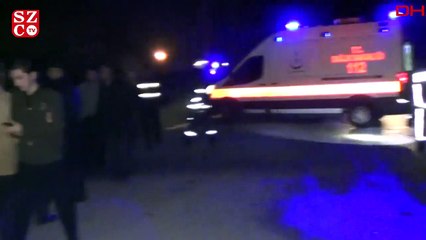 Otomobil şarampolde yan yattı: 1 ölü, 1 yaralı