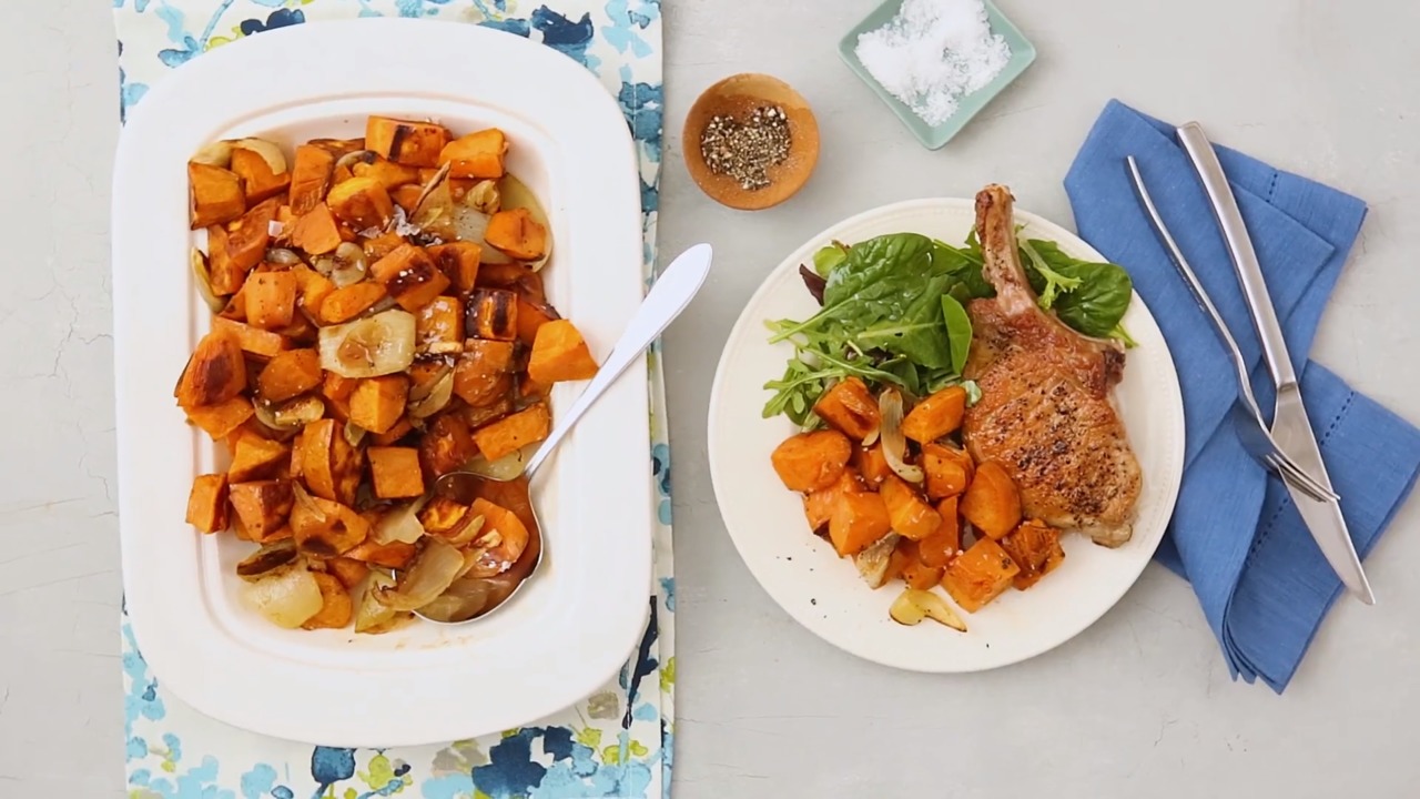 Oven Roasted Sweet Potatoes