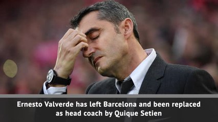 Barcelona sack Valverde