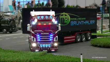 GREAT RC TRUCK ACTION COMPL! PALFINGER SCALEART-CRANE! MB AROCS! MAN!