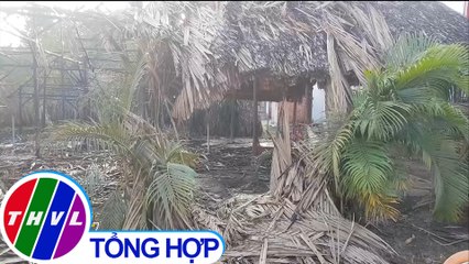 Lửa thiêu rụi 3 quán cà phê giáp hai tỉnh Bình Dương và Bình Phước