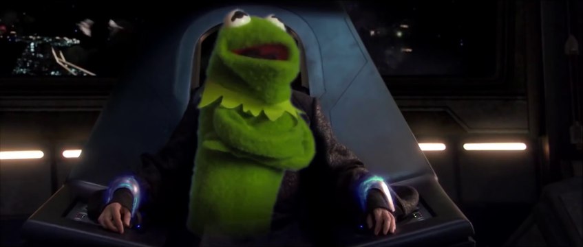 kermit the Frog as Star Wars Chancellor palpatine ( Funny Spoof)