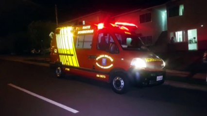 Menino de dois anos é socorrido ao cair da cama, no Riviera