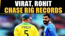 VIRAT KOHLI, ROHIT SHARMA EYE BIG RECORDS AGAINST AUSSIES | Oneindia News