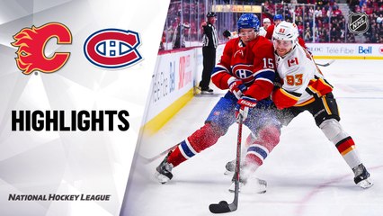 NHL Highlights | Flames @ Canadiens 01/13/20