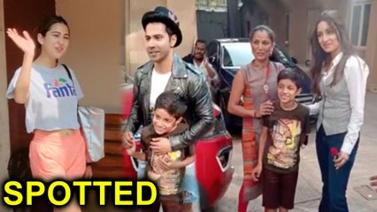 Sara Ali Khan's SWEET Gesture, Varun Dhawan & Shraddha Kapoor PROMOTE Street Dancer 3D | SPOTTED