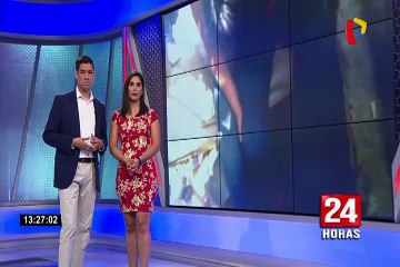 Piura: sujeto trató de hacer explotar balón de gas para evitar ser detenido