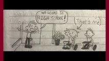 High School Cartoons Freshmen Year