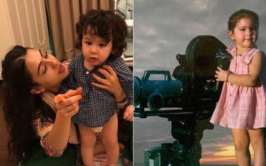 Sara Ali Khan Shares Her Childhood Picture Fans Can’t Help But Ask Taimur Hai Kya Yeh