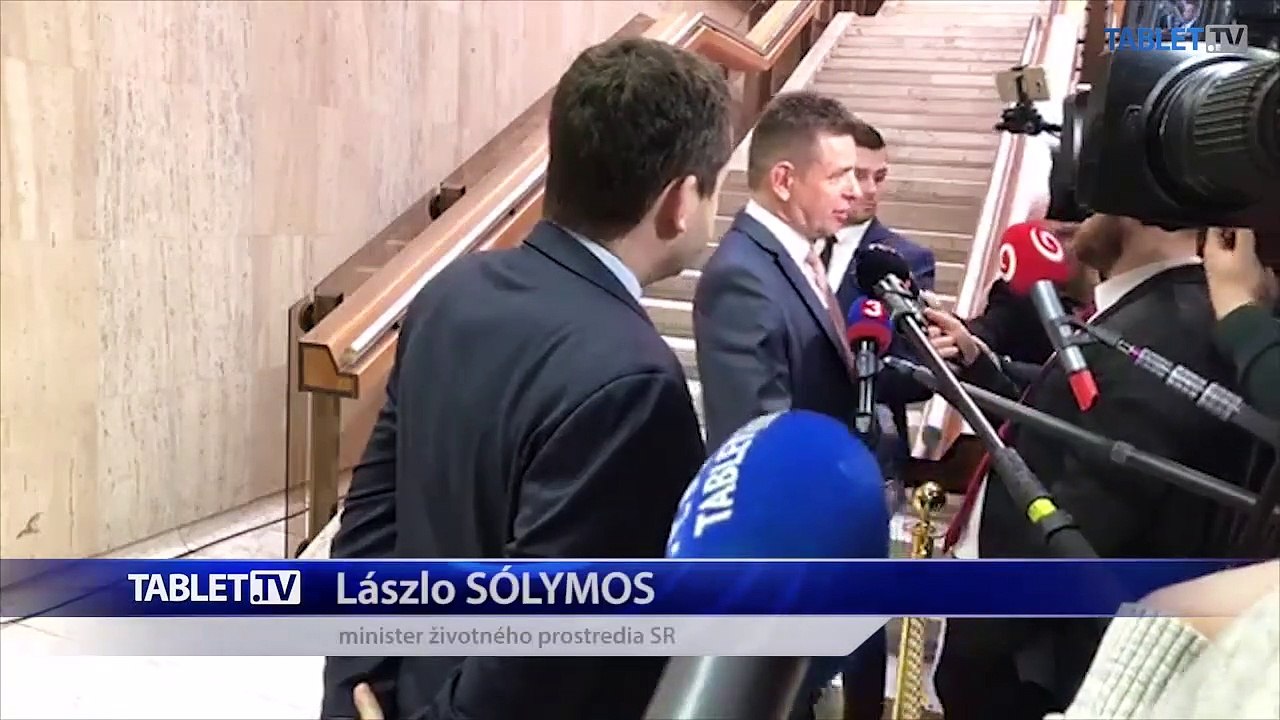 ZÁZNAM: Brífing ministra životného prostredia L. Sólymosa
